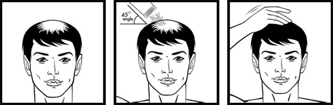 how to apply hair thickening fibers